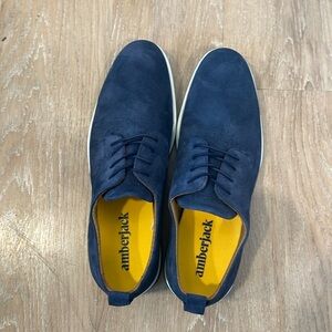 Blue suede oxford shoes 11.5M